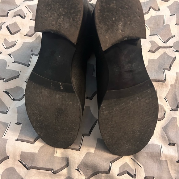 J. Crew Ryder short leather black buckle boot sz 7 - Picture 6 of 9